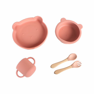 500g BPA-freie Silikon-Kinder-Babynahrungsgeschirr-Set mit klassischem Design-Stil