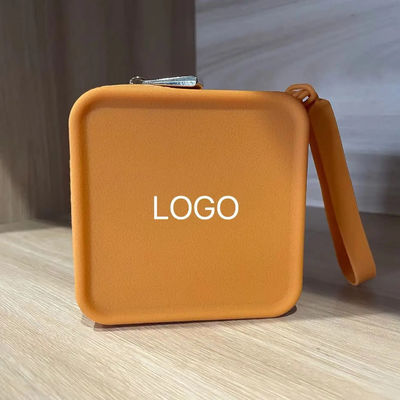 Individuell angepasste Schmuckbox 100% Lebensmittelqualität Silikon Make-up-Tasche für Mädchen Taschen