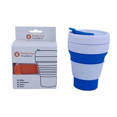 Vorrat Portable Rückziehbare Klappflasche Wasser für Veranstaltung Geschenk und Tasche Kaffeetasse