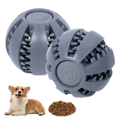 Spielzeug für Hunde Silicone Ball für interaktive Zahnreinigung und Leck-Lebensmittelverteilung