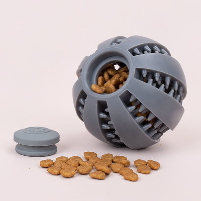 Spielzeug für Hunde Silicone Ball für interaktive Zahnreinigung und Leck-Lebensmittelverteilung