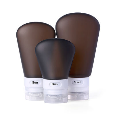 Bequeme Silikon-Reisebottel-Kits Volumen 37 ml / oder benutzerdefinierte 89 ml Probe