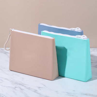 Weich und langlebig Silikon-Kosmetik-Tasche, angepasste Farbe für Make-up unterwegs