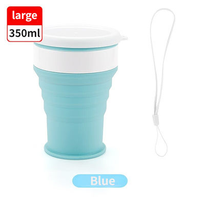 Novel-Stil Outdoor Klappwasserbecher für Sport und Reisen Teebecher Camping Novel Design