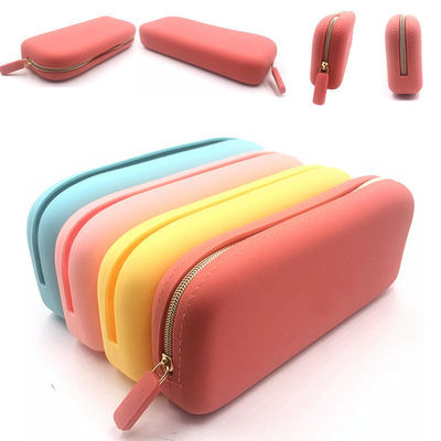 Personalisiertes Logo Akzeptable Kosmetik-Storage-Tasche 2024 Heiße Silikon-Make-up-Tasche für Frauen