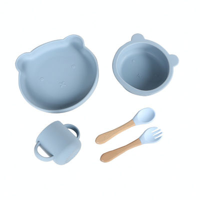 500g BPA-freie Silikon-Kinder-Babynahrungsgeschirr-Set mit klassischem Design-Stil
