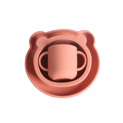 500g BPA-freie Silikon-Kinder-Babynahrungsgeschirr-Set mit klassischem Design-Stil