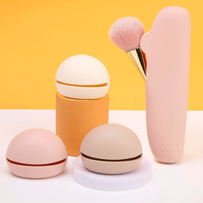 Gemachte, umweltfreundliche, weiche Silikon-Make-up-Schwamm-Blender-Halter-Box für Kosmetikreisen