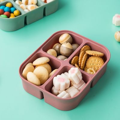 Silikon Babyfutterbehälter Rechteckform Mikrowelle sicher BPA-frei Wiederverwendbar