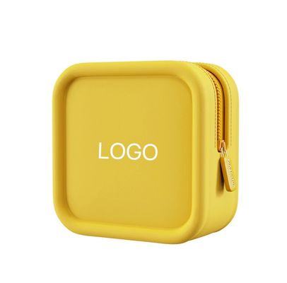 Custom Logo Silikon Kosmetik Tasche für Schmuck und Kosmetik Organisation unterwegs