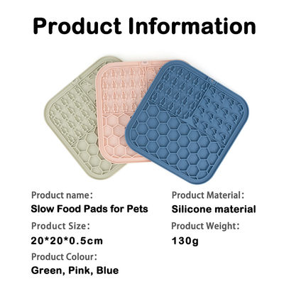 Silikon Pet Lick Pad Slow Feeder Licking Mat für Hunde / Katzen