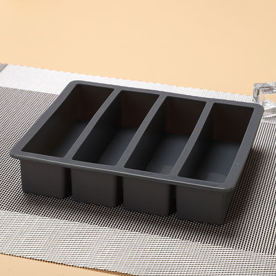 Multikolor 4 Gitter Eiswürfel Trays Formen mit Lebensmittel Silicone Material 17*14.3*3.6cm