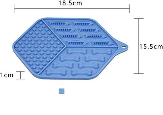 Art der Ware Pet Slow Feeder Mat kundenspezifisches Leckpad für Hunde und Katzen Silikonmatte