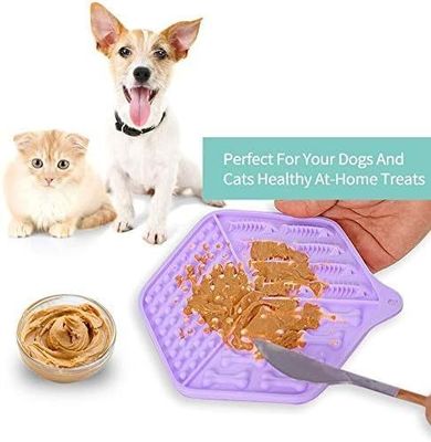Art der Ware Pet Slow Feeder Mat kundenspezifisches Leckpad für Hunde und Katzen Silikonmatte
