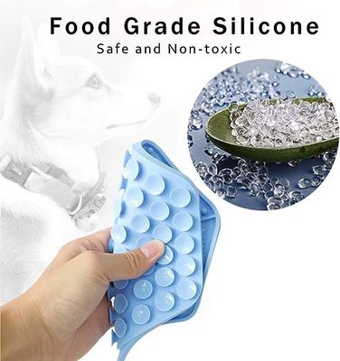 Art der Ware Pet Slow Feeder Mat kundenspezifisches Leckpad für Hunde und Katzen Silikonmatte