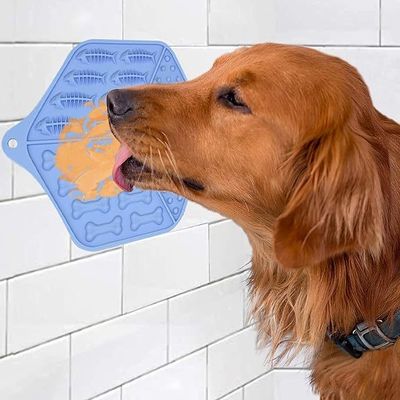 Art der Ware Pet Slow Feeder Mat kundenspezifisches Leckpad für Hunde und Katzen Silikonmatte