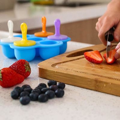 145g wiederverwendbarer Silikon-Eis-Pop-Maker mit Stick Top Verkauf BPA-freier Popsicle-Form