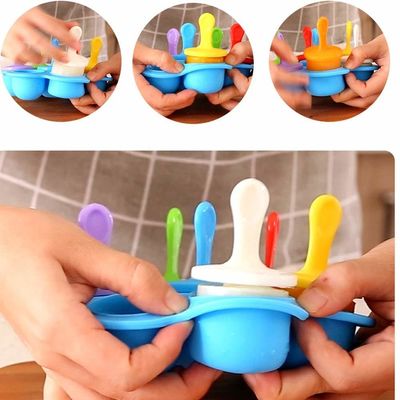 145g wiederverwendbarer Silikon-Eis-Pop-Maker mit Stick Top Verkauf BPA-freier Popsicle-Form
