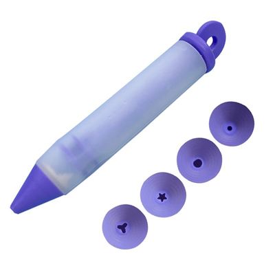 Dekorieren Sie Kuchen und Gebäck mühelos mit diesem Silikonkuchen-Stift von 14,5*2,3 cm