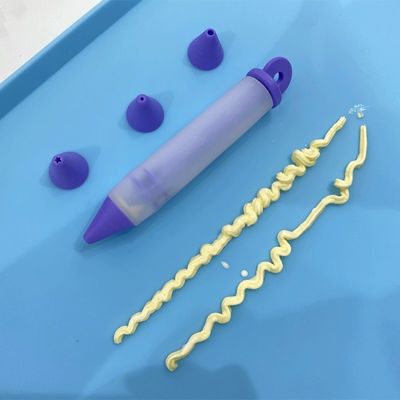 Dekorieren Sie Kuchen und Gebäck mühelos mit diesem Silikonkuchen-Stift von 14,5*2,3 cm
