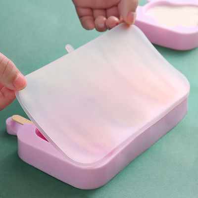 BPA-freie kundenspezifische Gestaltung Silizium Eiscreme Eiscreme Formgebung mit Stick