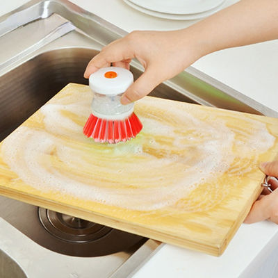 Küchenreinigungsbürste mit ABS-Handgelenk Seife aus Plastik Spülbürste