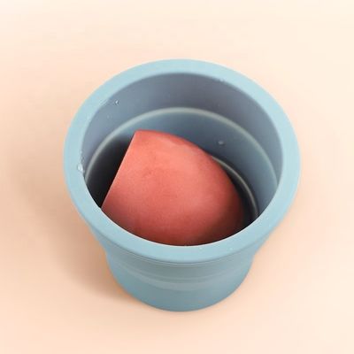 Schönheits-Eier-Reinigungswerkzeug Wellfine Silikon Klappbürste Reiniger Becher für die Schönheitspflege