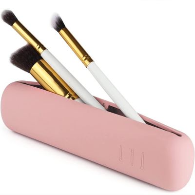 Modernes Design 100% Lebensmittel-Silikon-Kosmetik-Bürste Lagerbox mit Magnetverschluss