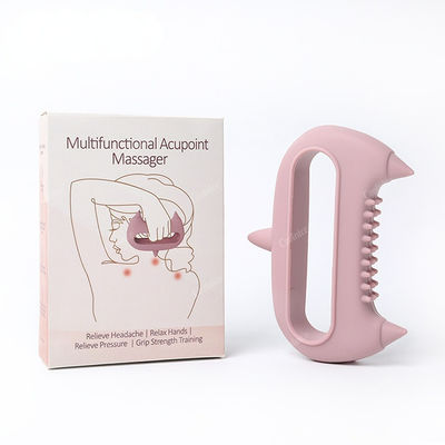 Hals Silikon Massage-Instrument für Schlüsselmeridiane Bürsten und Gesicht Akupunkturmassage