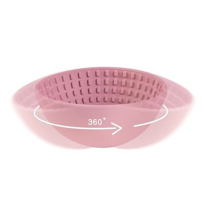Runde Silikon-Hunde-Tasse Langsamer Speiser für gesunde Ernährung Interaktiver Speiser