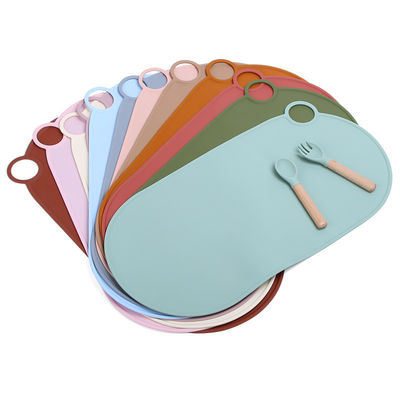 Modernes Design Runde Muschel Silikon Tischmatte für Kinder Esstisch OEM/ODM Willkommen