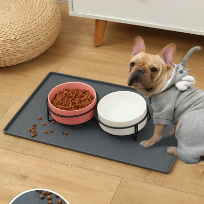 Silikon Hunde- und Katzenkesselmatte mit mehrfarbigen und kundenspezifischen Drucken