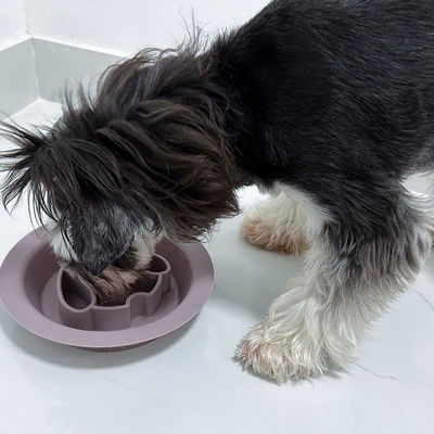 Spannung nicht anwendbar Silikon-Hunde-Leckschüssel Interaktives langsames Fütterungsgerät