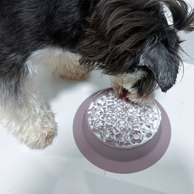 Spannung nicht anwendbar Silikon-Hunde-Leckschüssel Interaktives langsames Fütterungsgerät