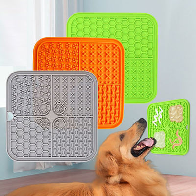 Hundeliebling 20*20cm Silikon Lick Mat mit Saugbecher und nachhaltigem Design