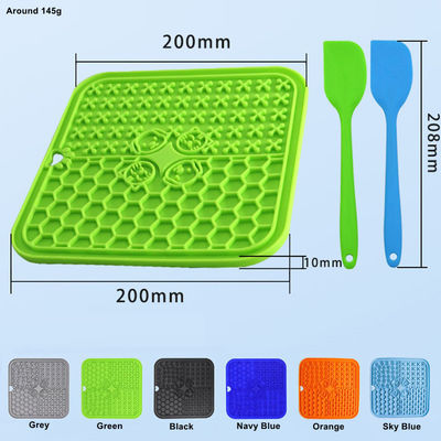 Hundeliebling 20*20cm Silikon Lick Mat mit Saugbecher und nachhaltigem Design