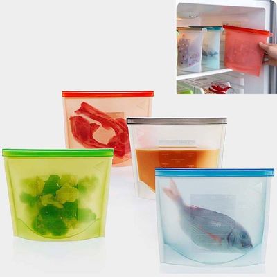 Drei-Dimensionalspezifische Silikon-Siegel für Lebensmittel, wiederverwendbarer Lagertasche, kundenspezifisches Safe Pack